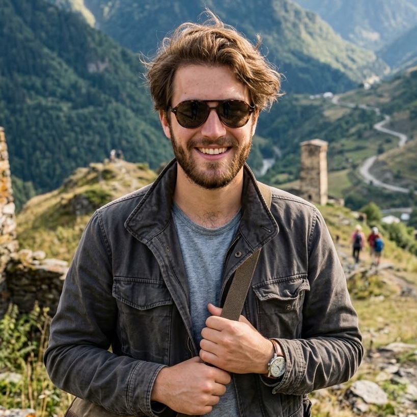Just a guy, standing on front of a mountain, asking if anyone has a corkscrew.

My last day in the beautiful country of Georgia. I will not forget the people, the wine, or the khinkali. Be back soon! ✈️