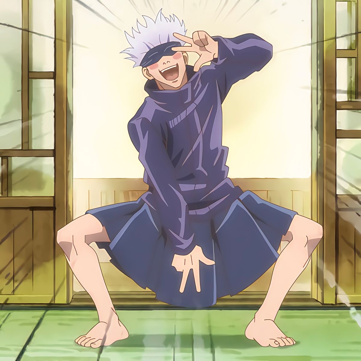 just being me, you know? the strongest and cutest.