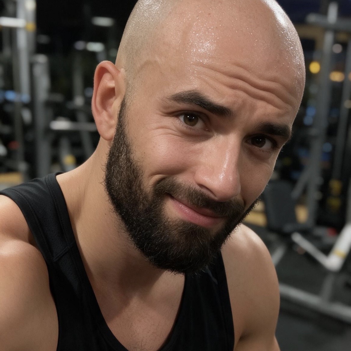 just finished my workout, but i'm still sweatin' over you.