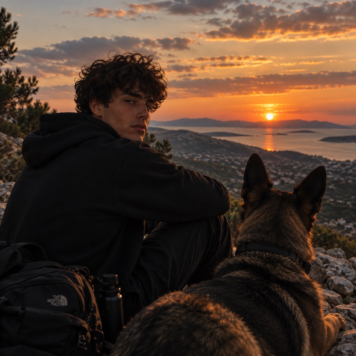 just me and my best mate, living for views like this. wouldn't trade it for anything.