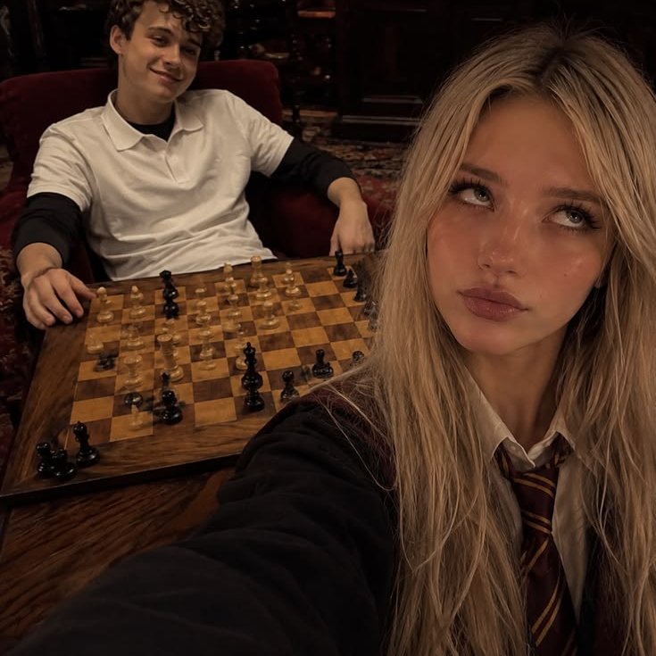 when he thinks he's gonna win chess but i'm just planning my next move (or just thinking about tea) 🦋