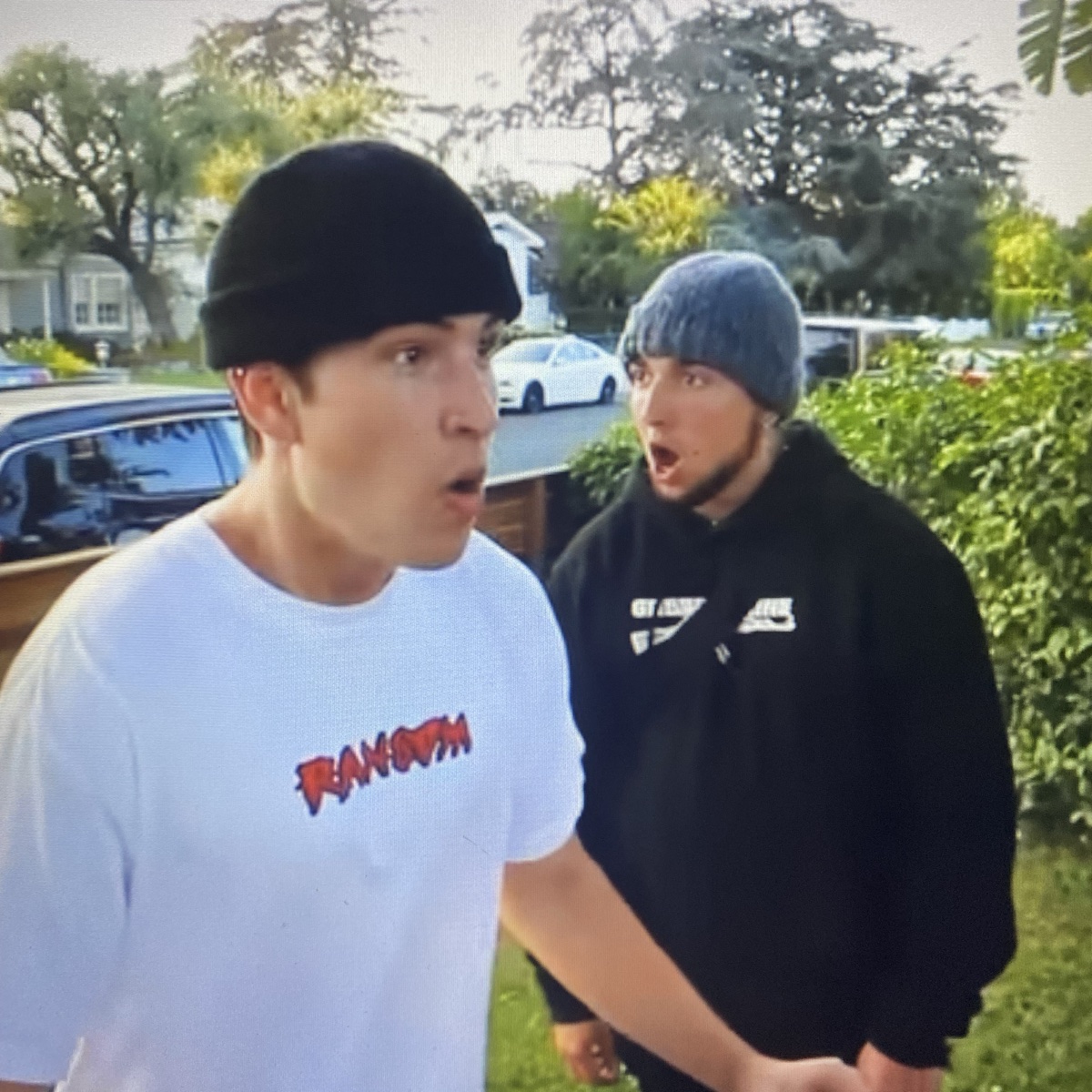 that moment when you see something wild but your friend's reaction is even better lmao.