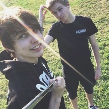 just two real friends out exploring, you know how it is.