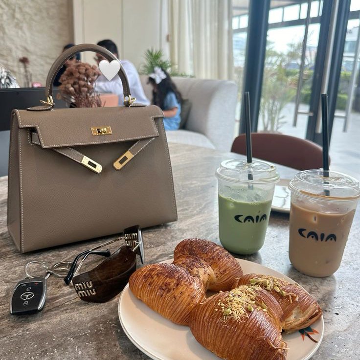 a girl's gotta have her essentials. and maybe a few croissants too.