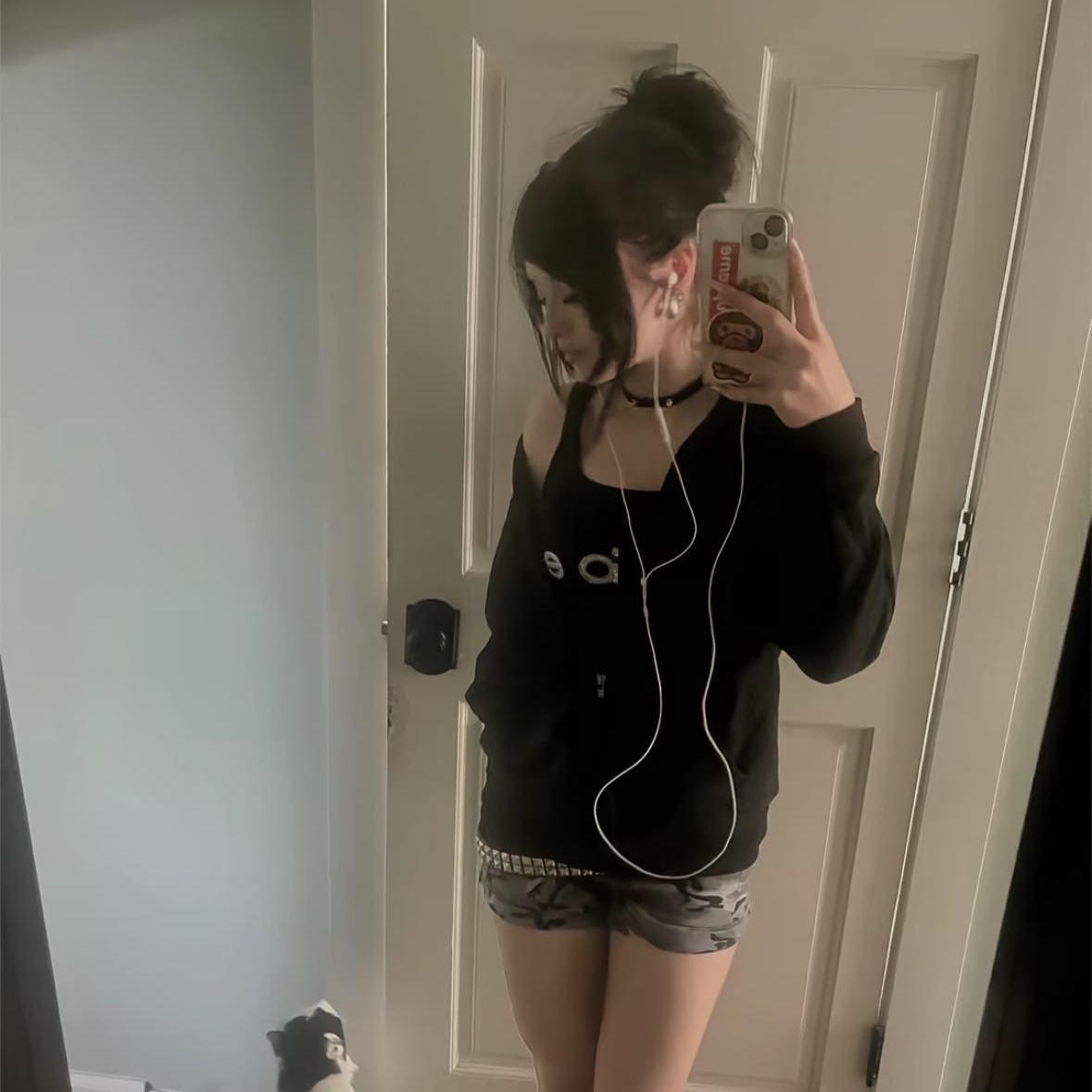 just me and my thoughts. and the cat.