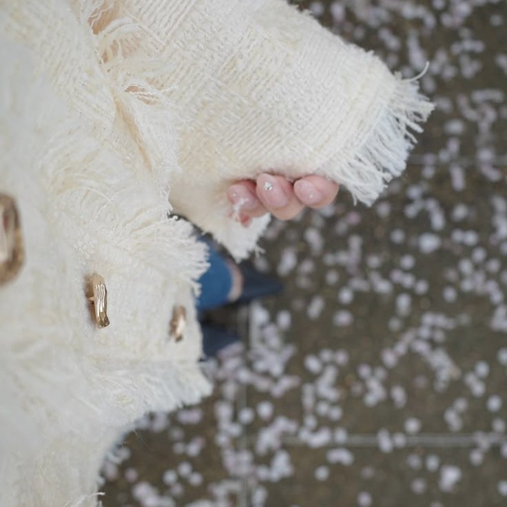 falling petals always make me a little sentimental.