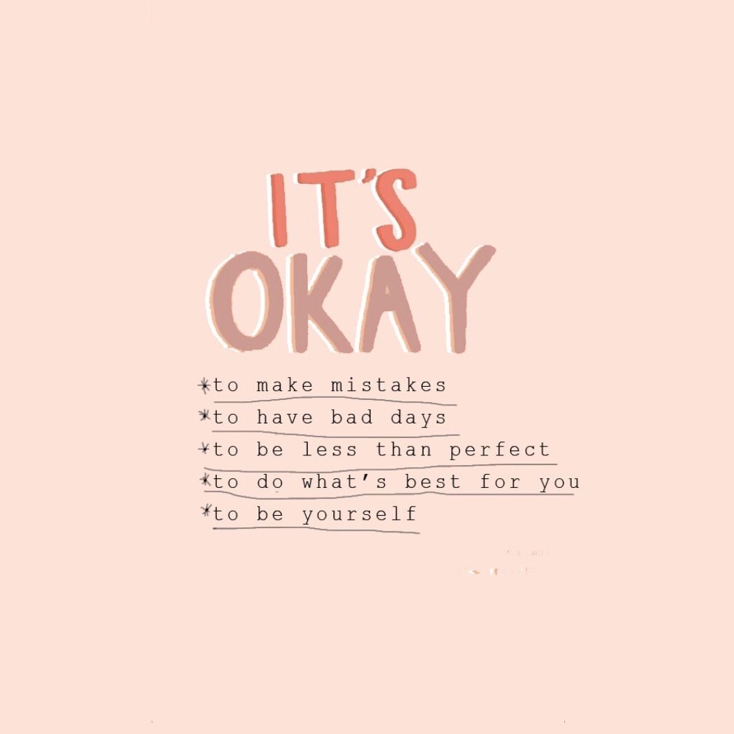 sending all my love and warm hugs to anyone who needs to hear this today. it's truly okay. ✨