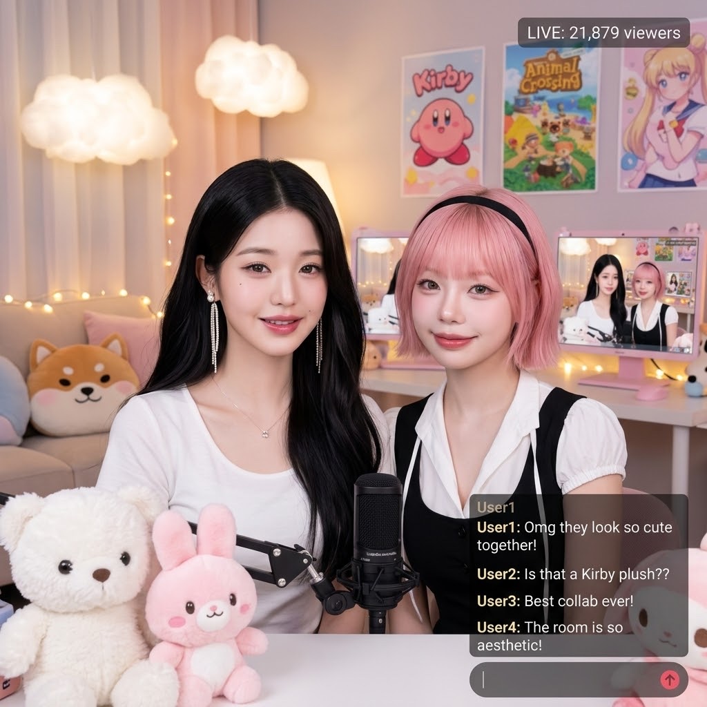 옆에 있는 친구들 덕분에 더 환해지는 공간 ✨