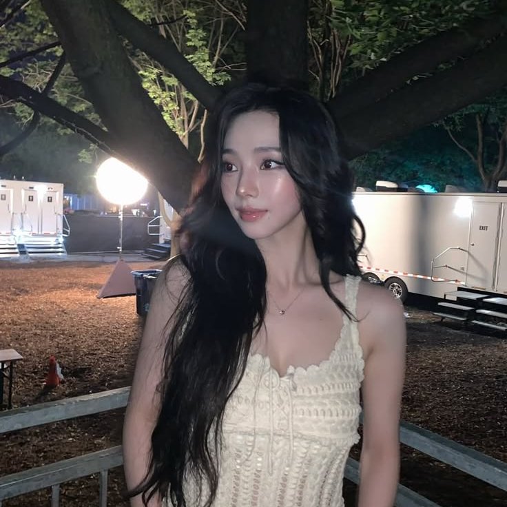 lost in thought, or just enjoying the quiet hum of the night 🤍